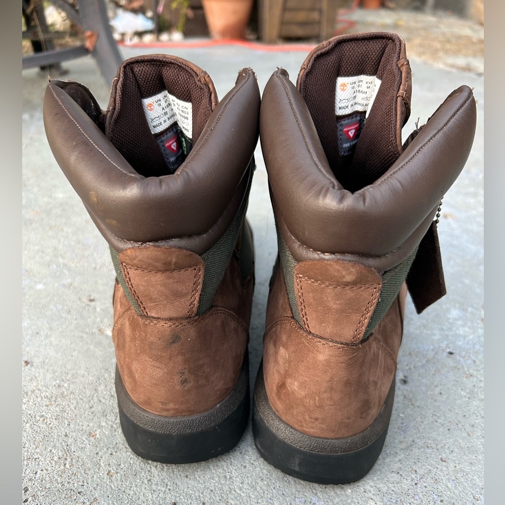 Timberland 6-Inch Waterproof Field Boots TB-0A18AH-D47 Dark Brown Sz 10 - Picture 3 of 9